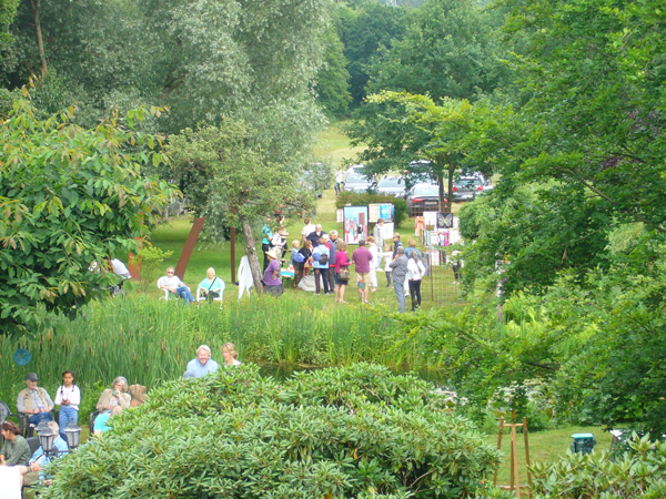 Gartenreise im Juni mit Ausstellung der Malschüler 